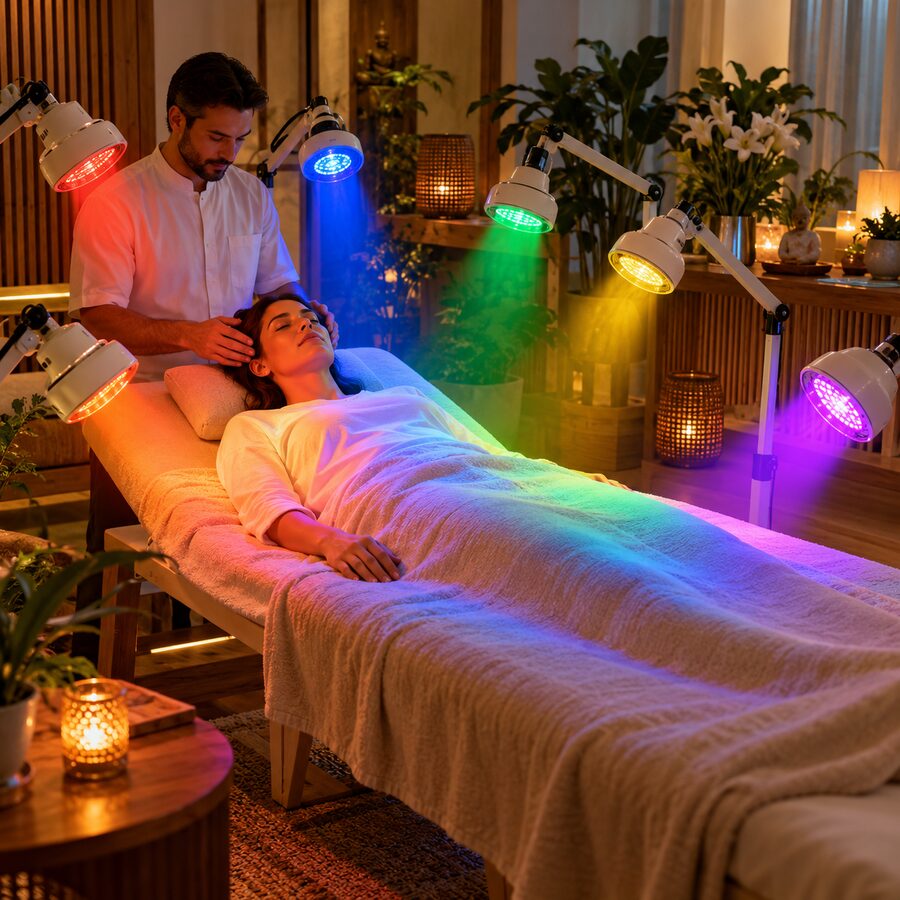 Imagem de apresentação de Cromoterapia