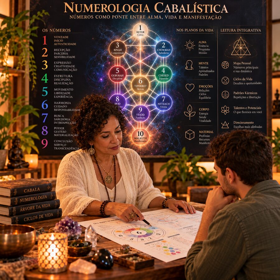 Imagem de apresentação de Numerologia Cabalística