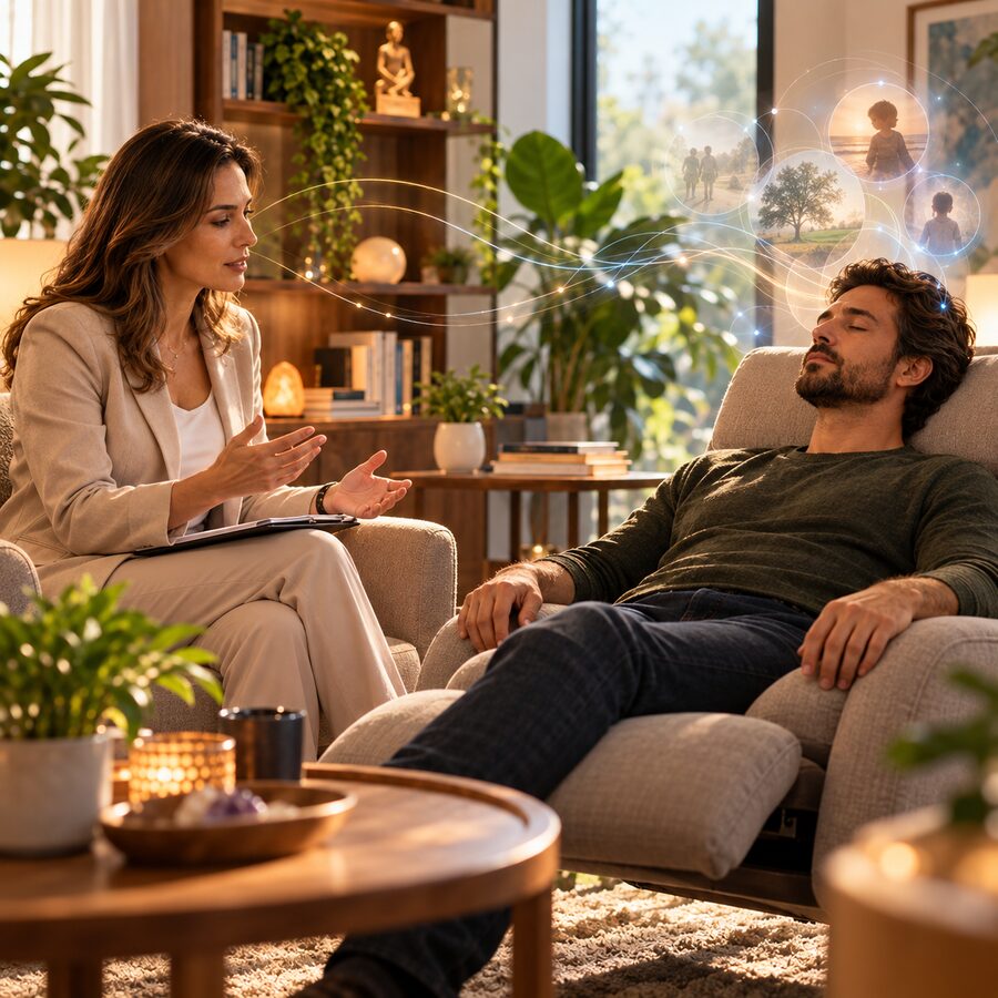 Imagem de apresentação de Terapia de Regressão